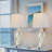 26" Metal, Dimmable, Distressed White, Coastal Table Lamp with Night Light (Bulb Included)