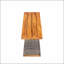 Ensemble de salle à manger durable en bois d'acacia avec table et banc, parfait pour les rassemblements de patio et de jardin-129435696