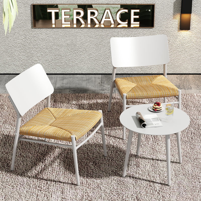 Shavonne 2 - Person Bar Height Dining Set, Beige