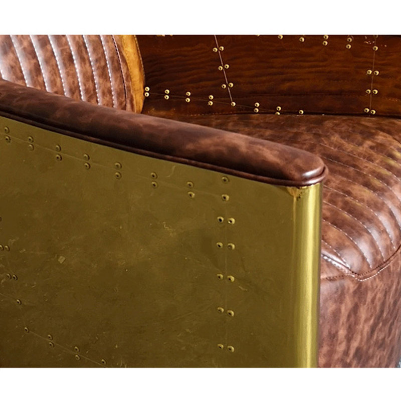 Fauteuil à oreilles de 29,92 po de largeur Dustyn