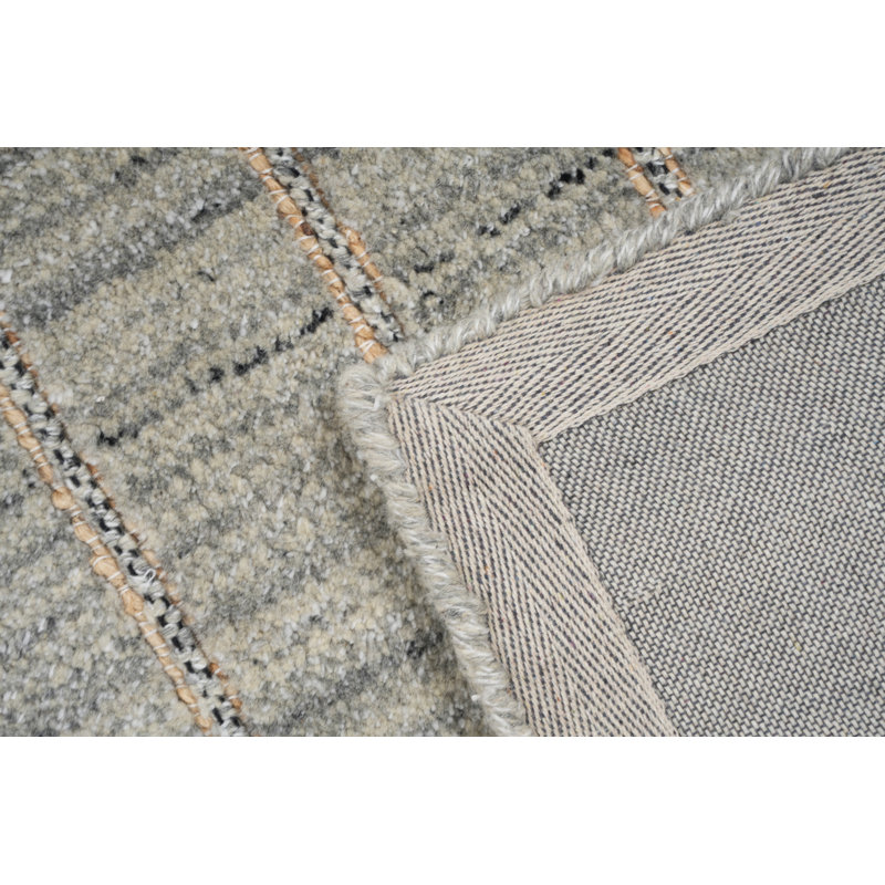 Risette Solid Colour Hand Woven 160cm X 230cm Area Rug