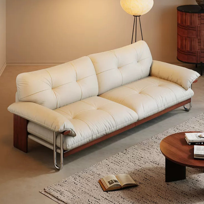 Canapé Mid-Century, Blanc