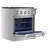 Empava 30" 4.2 Cubic Feet Slide-In Range