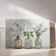 Décoration murale traditionnelle sur toile « Repos et plaisir abondants » avec vases étiquetés, 61 x 91 cm (24 x 36 pouces), impression sur châssis, style ferme aux tons chauds, idéale pour la cuisine, la salle à manger et le couloir d'un chalet.