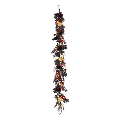 72" L Halloween Garland with LED Lights