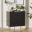 Armoire d'appoint cannelée à 2 portes de 28,5 po avec tablettes intérieures réglables Rishaw-240623314