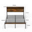 Structure de lit grand 38,9 po