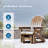 HDPE Glider Adirondack Chair 3-Position Adjustable, All-Weather Glider Rocking Outdoor Chair for Garden, Lawn & Porch-249551113