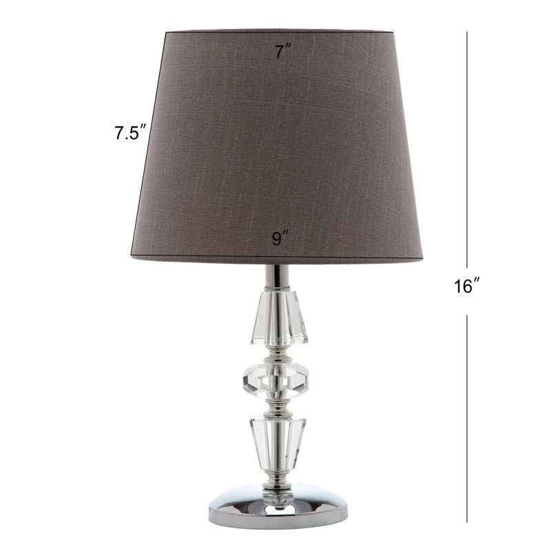 Ensemble de lampes de table à niveaux 16 po Cesarina, Gris