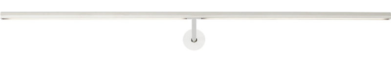 Plural Faceted Picture Light, 0.7" H x 30" W x 8.9" D, Polished Nickel, 20.8