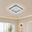 Aazim Chrome LED Flush Mount