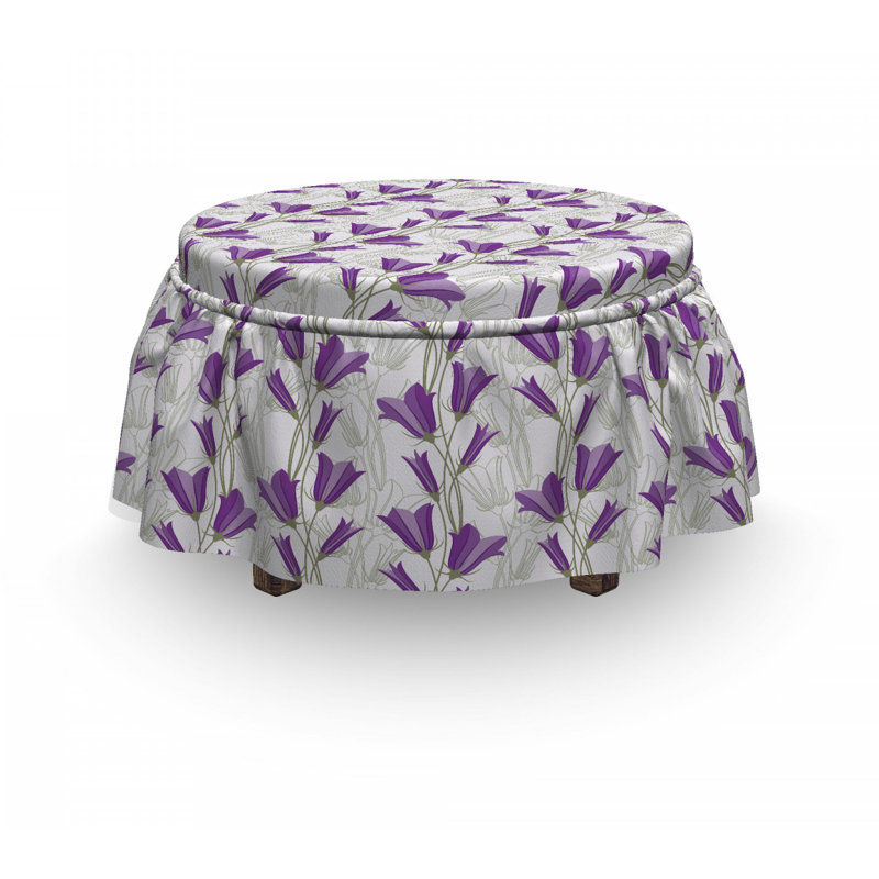 Housse pour repose-pieds bells bouquet