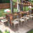 Walnut Extendable Console Table, Multi-functional Table, Space-saving Expandable Design, Dining Table For Home Indoor Use