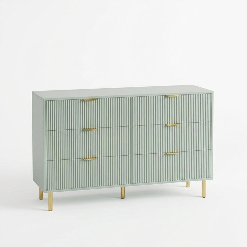 Commode spacieuse 56 po, Noir