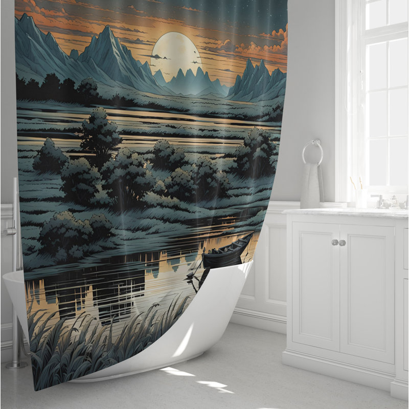 Rideau de douche Diago, H 72 po x l 70 po