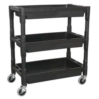 Rolande 92.5cm H x 81cm W Utility Cart with Wheels