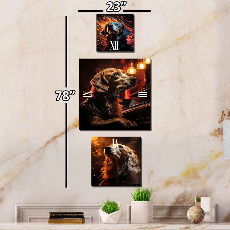 Maishah Metal Wall Clock