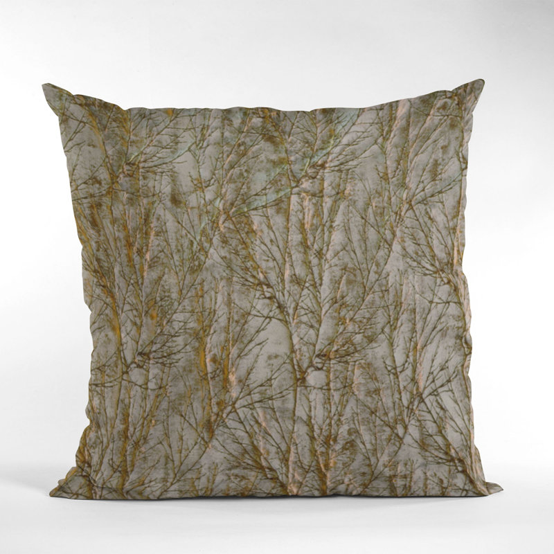 Coussin rectangulaire en tissu Plutus Yarns, 20 po x 26 po, Patine