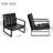 Zaen Faux Leather Armchair-1170470995