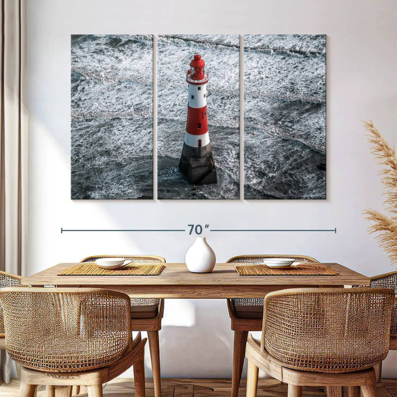 Lilie Beachy Head lighthouse, 42" H x 65" W