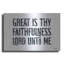 «Great Is Thy Faithfulness II» par imperfect Dust, art mural en métal, 24 po x 16 po