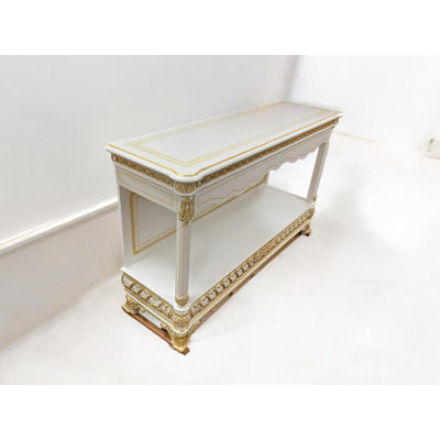 Console en bois massif Narcissus