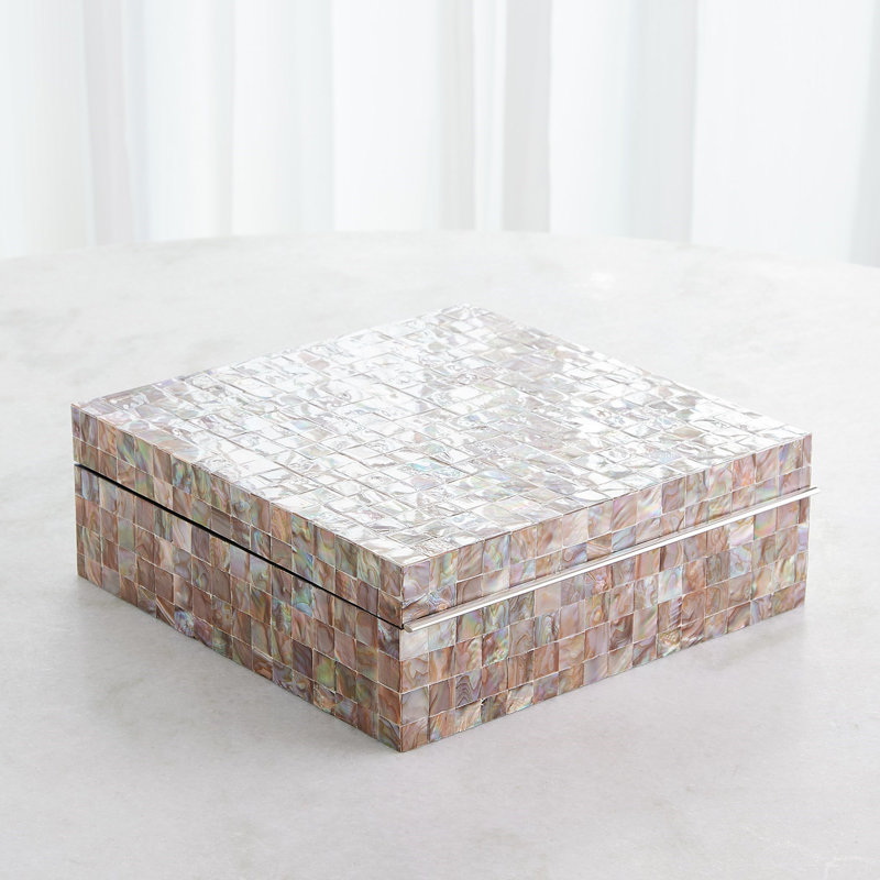 Handmade Decorative Box, 4.5" H x 13" W x 13.25" D