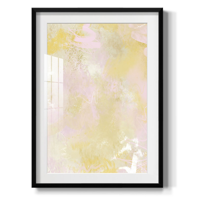 Lily's Laugh II -Framed Print, 28.5" H x 20.5" W, Black
