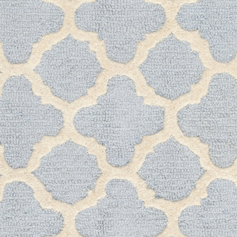 Cannen Hand Tufted Wool Geometric Rug, Rectangle 9' x 12'