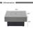 Outdoor Square Steel Fire Pit Table-997283572