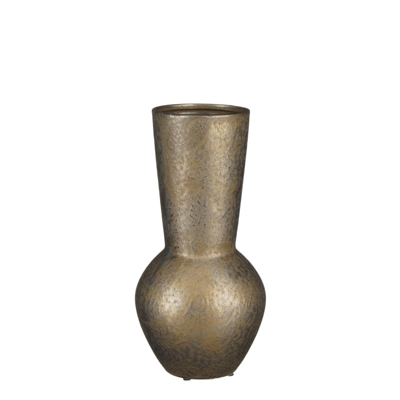 Abenezer Ceramics Table Vase, Bronze, 35cm H x 18cm W x 18cm D