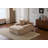 Oversized Chaise Lounge Chair Cozy Cloud Couch, Modern Plush Corduroy Upholstered Sleeper Sofa Daybed With 3 Throw Pillows And Wide Armrest For Living Room, No Assembly Required,Beige-641532330
