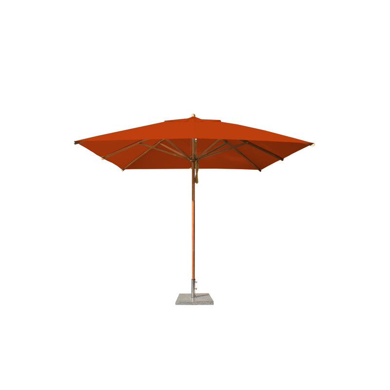 Levante Square Market Umbrella, Terracotta, 84" W x 84" D
