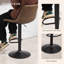 Swivel Counter Stool with Metal Frame