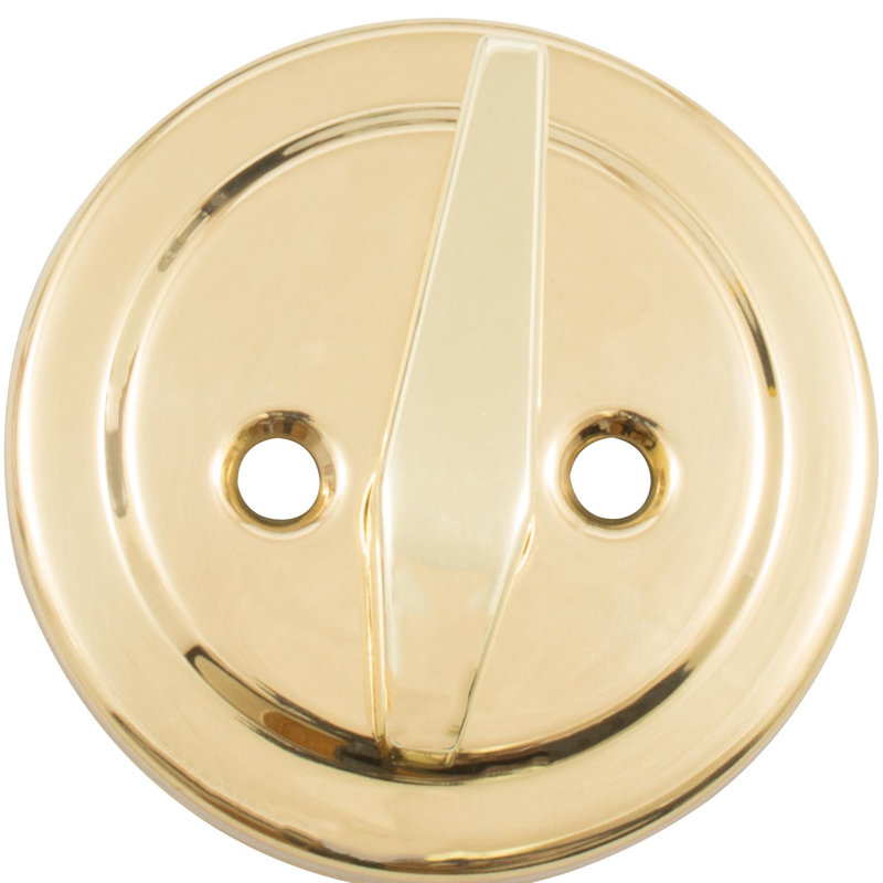 Single Cylinder Deadbolt, Bright Brass