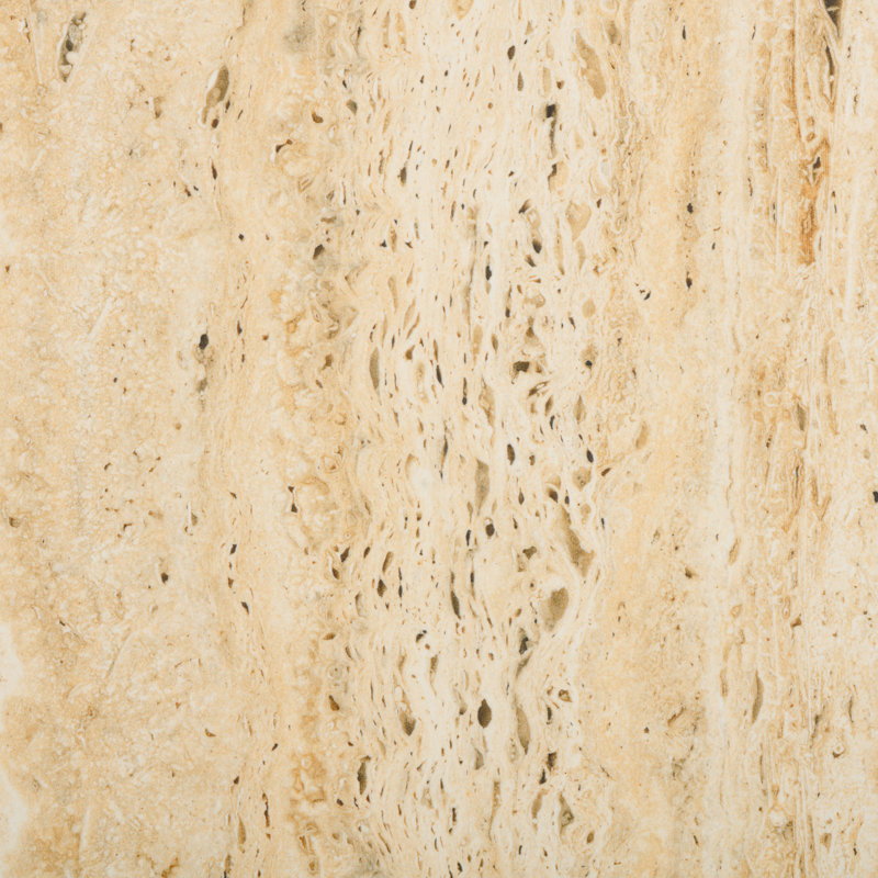 Saxony Travertine Side Table