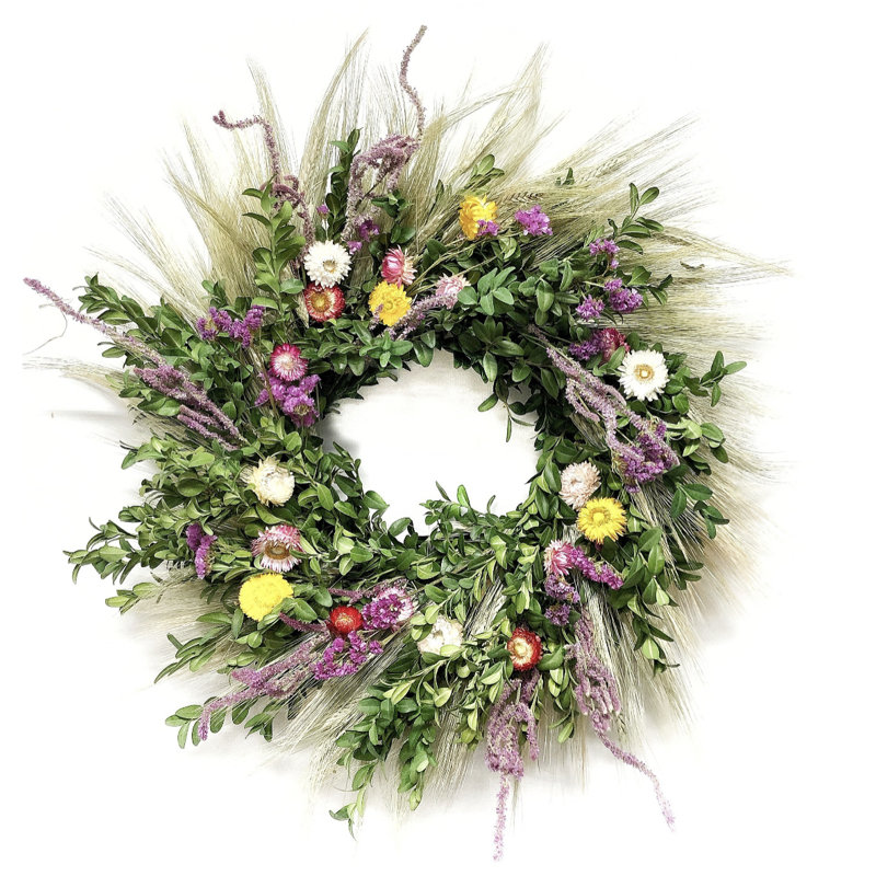 Handcrafted Dried Mixed Assortment 22'' Wreath