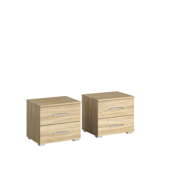 Aditio 1 Drawer Bedside Table, Sonoma oak