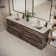 Fresca Formosa 84" Freestanding Double Sink Bathroom Vanity Set with Top, Sink and Mirrors - Faucets Not Included