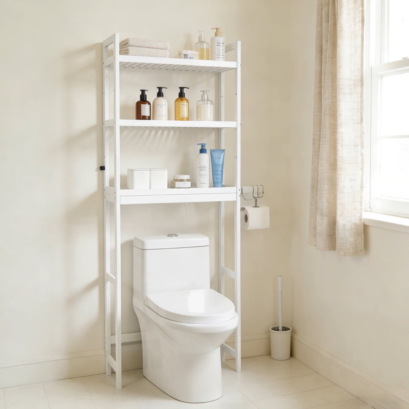 Étagère de salle de bain à 3 niveaux