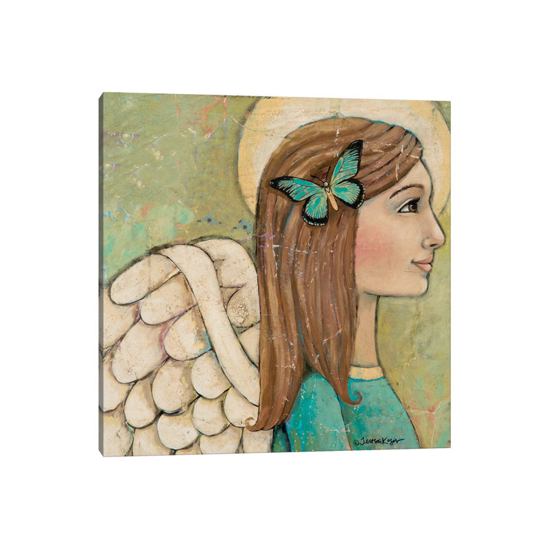 Merciful No Words by Teresa Kogut - Print on Canvas, Wrapped Canvas, 30.48cm H x 30.48cm W x 1.91cm D