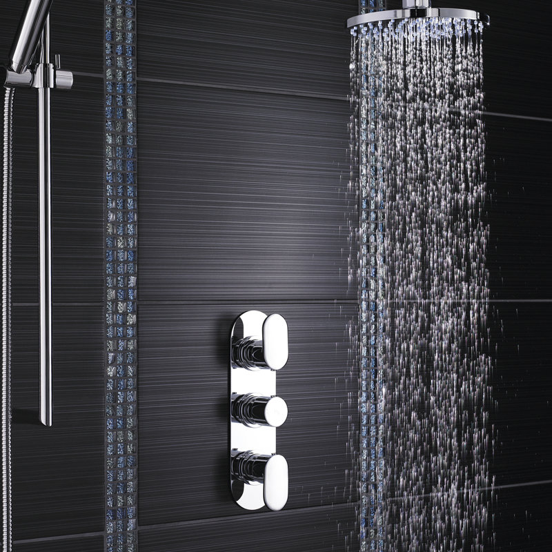 Reign Triple Concealed Thermostatic Shower Valve
