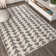 Taos Moroccan Triangle Geometric Cream/Gray Rug