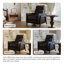 Fauteuil inclinable traditionnel en bois massif Edwin-964800326