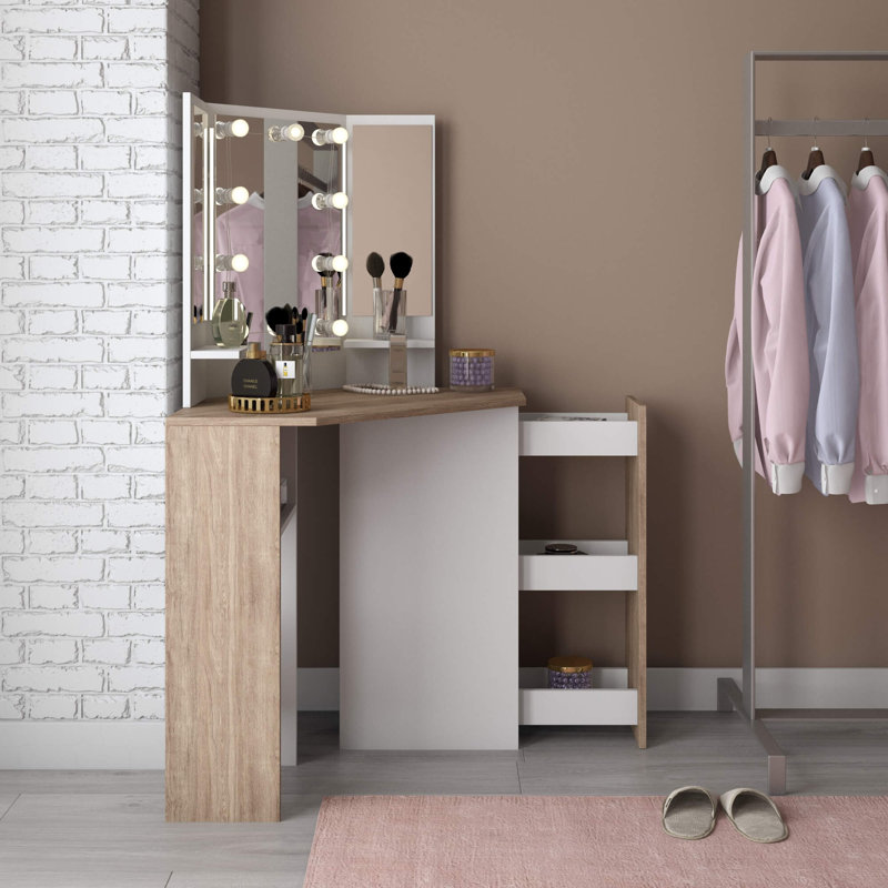 Vanity, Oak/White