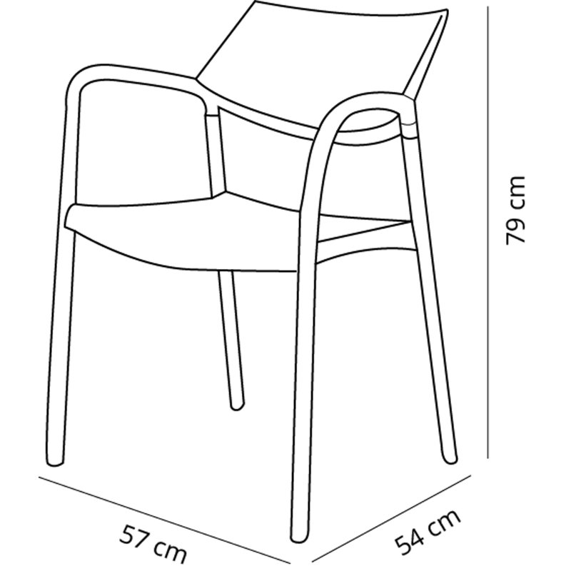 Fauteuil de patio Splash Aire, Toscan