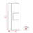 Light Oak And White 3-Shelf Rectangle Medicine Cabinet