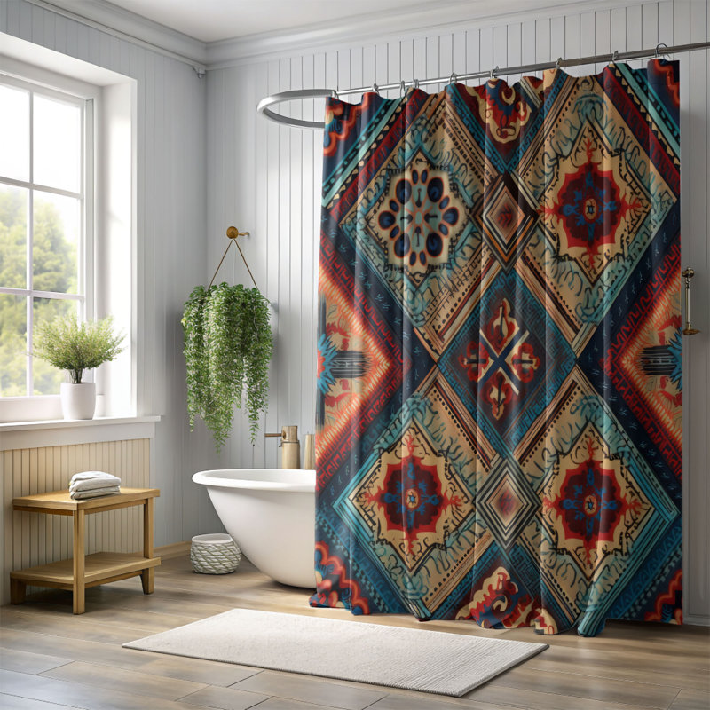Rideaux de douche Premium Prints, H 74 po x l 71 po