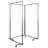 Transparent Acrylic Mobile Partition With Lockable Casters, 72"H X 24"L (3 Sections Included)-52128614