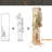 Solid Wood Full Length Mirror With Hanger-111990207